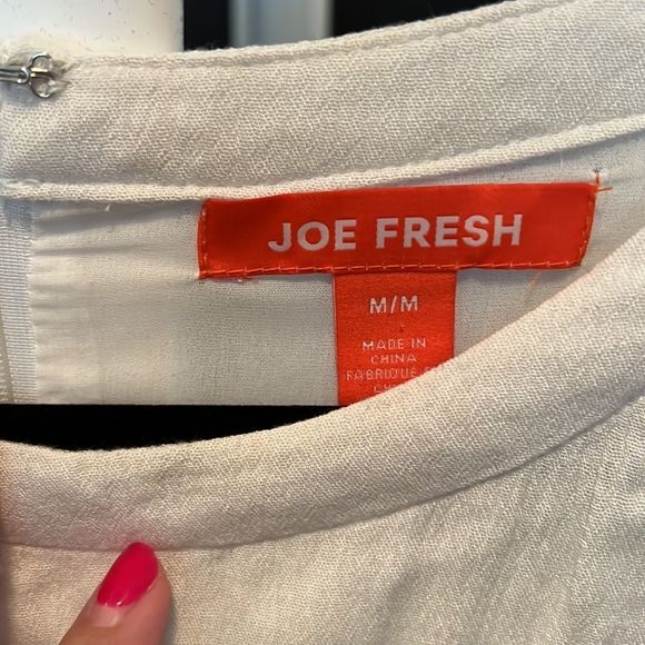 Joe fresh white crochet lace midi dress - size medium - Picture 2 of 4